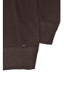 Jersey marrón de algodón ligero
