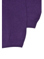 Jersey de lana en color morado con efecto vigoré